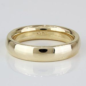 14K Yellow Gold Comfort Wedding Band Ring